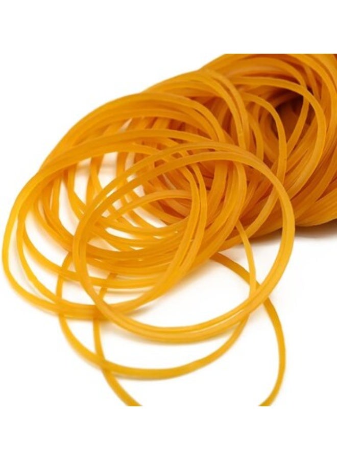 عبوة من 80 غرام من الأربطة المطاطية، قابلة للتمدد بنسبة 700%، متينة، لتنظيم المكتب، صنع في الصين. - Image 2